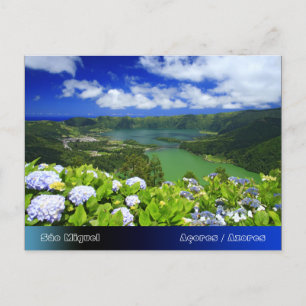 Sete Cidades, Azores Postcard