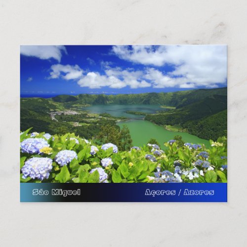 Sete Cidades Azores Postcard