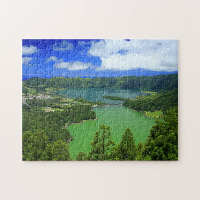 Sete Cidades lakes Jigsaw Puzzle (Horizontal)