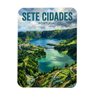 Sete Cidades Portugal Magnet