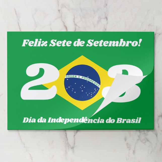 Sete de Setembro Independence Day Brazil Flag Paper Pad (Folded)