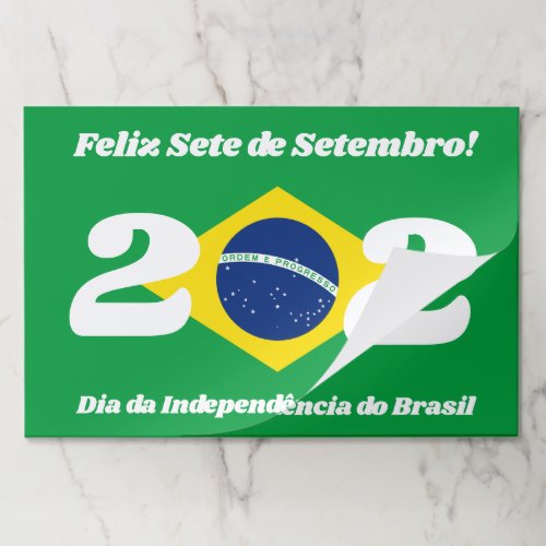 Sete de Setembro Independence Day Brazil Flag Paper Pad