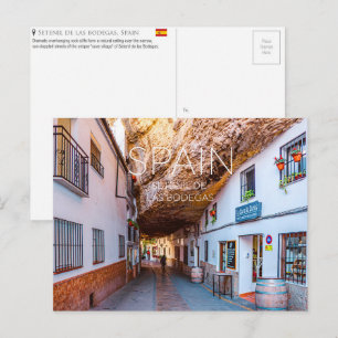 Setenil De Las Bodegas, Spain Travel Postcard