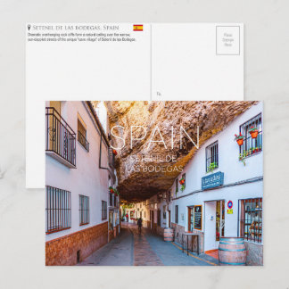 Setenil De Las Bodegas, Spain Travel Postcard