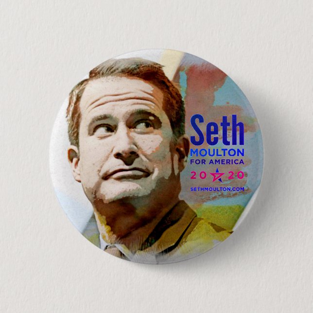 Seth Moulton for America 2020 Button (Front)