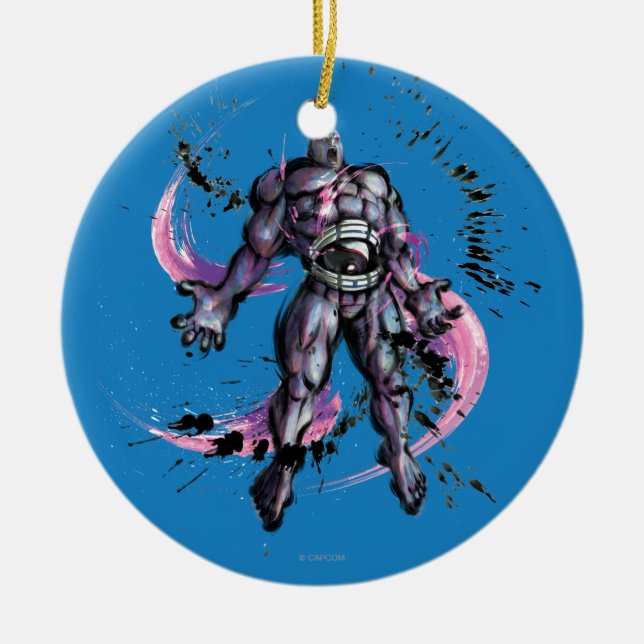 Seth Power Ceramic Ornament (Front)