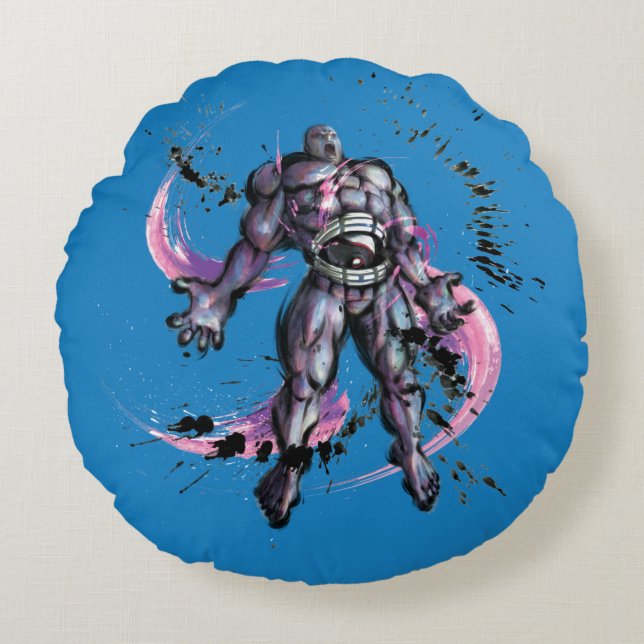 Seth Power Round Pillow (Front)