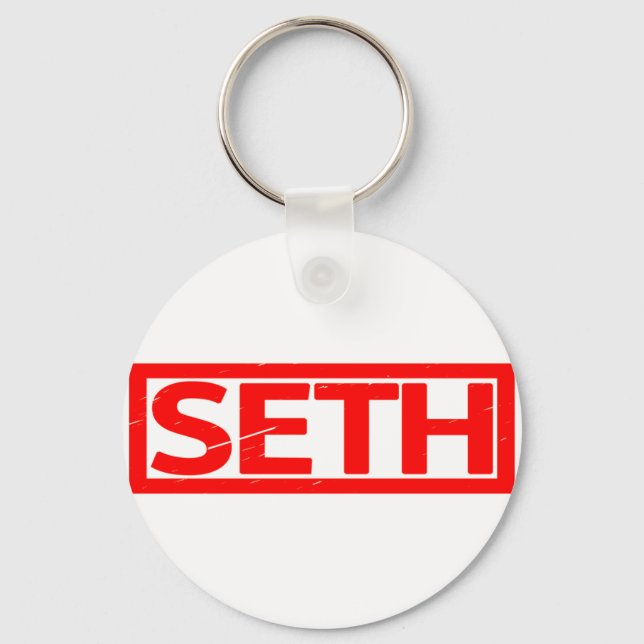 Seth Stamp Keychain (Front)