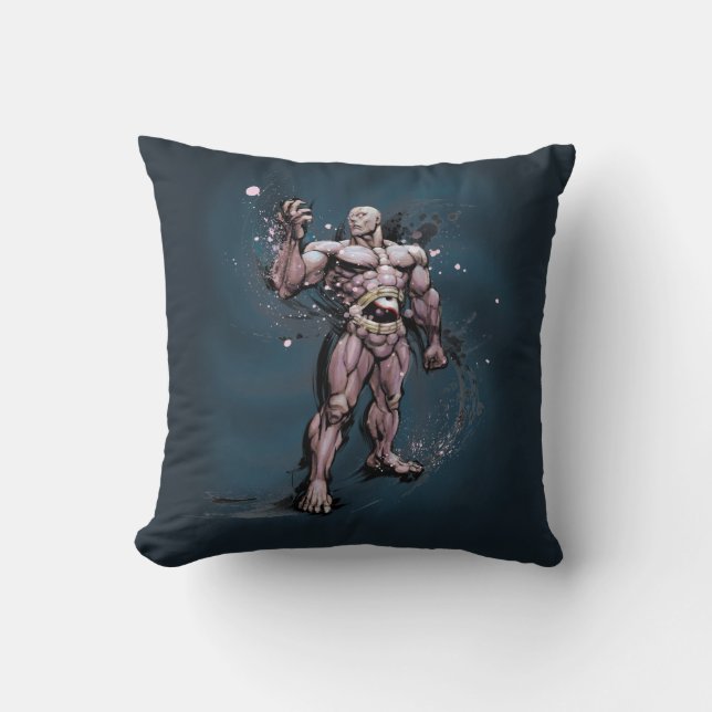 Seth Standing Throw Pillow (Front)