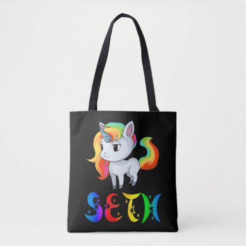 Seth Unicorn Tote Bag