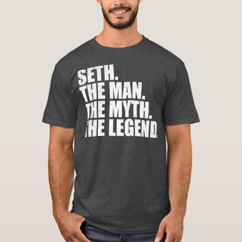 SethSeth Name Seth given name T_Shirt