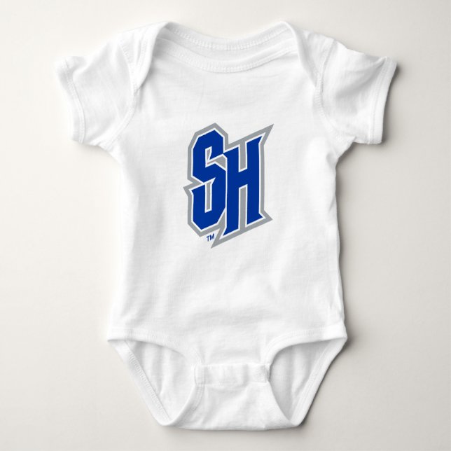 Seton Hall SH Baby Bodysuit (Front)