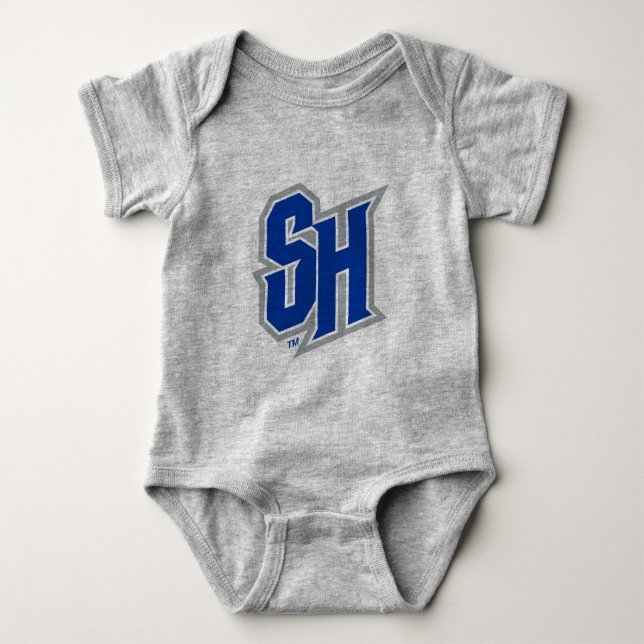 Seton Hall SH Baby Bodysuit (Front)