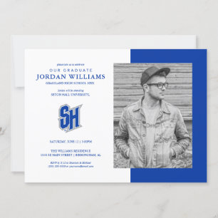 Seton Hall SH   Graduation Invitation