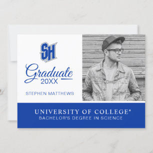 Seton Hall SH   Graduation Invitation