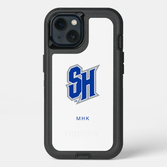 Seton Hall SH | Monogram Otterbox iPhone Case (Back)