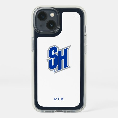 Seton Hall SH  Monogram Speck iPhone 13 Case