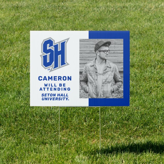Seton Hall SH Sign (Insitu)