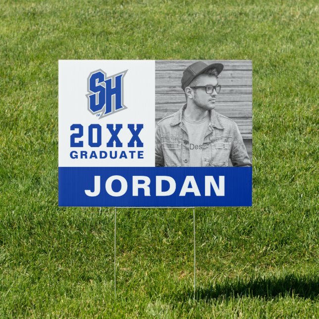 Seton Hall SH Sign (Insitu)