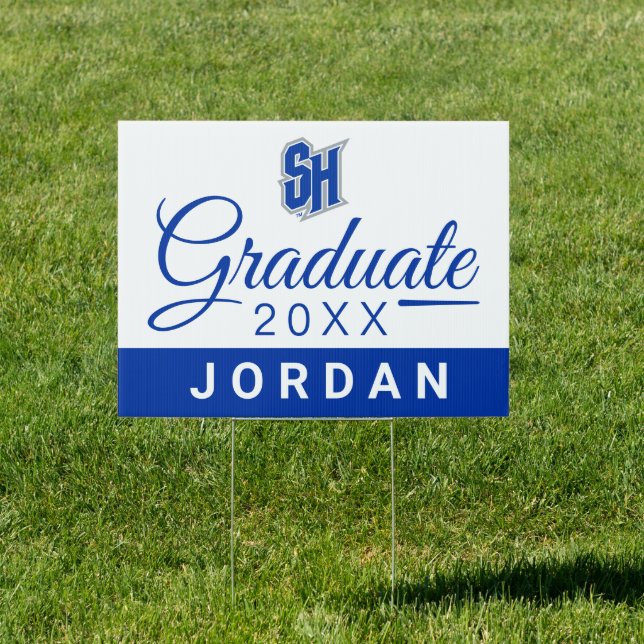 Seton Hall SH Sign (Insitu)