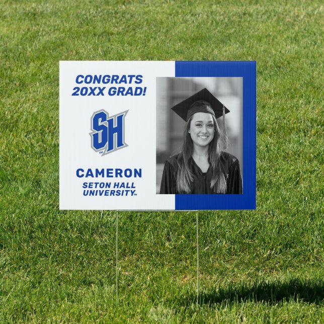 Seton Hall SH Sign (Insitu)