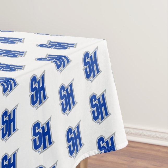 Seton Hall SH Tablecloth (In Situ)