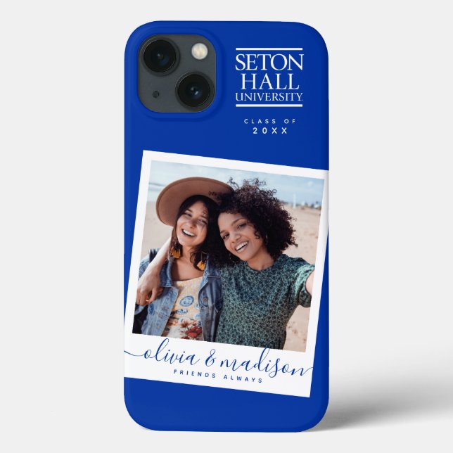 Seton Hall University 1856 | Add Your Photo Case-Mate iPhone Case (Back)