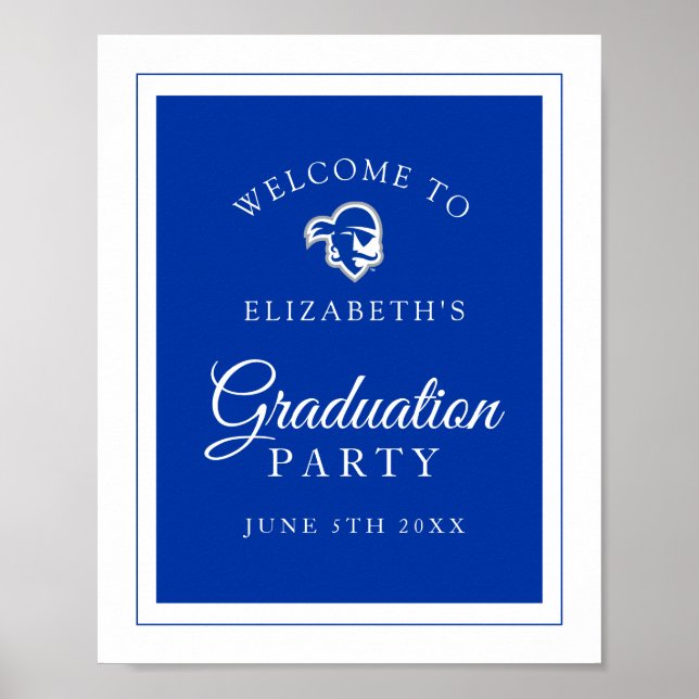 Seton Hall University 1856 | Graduation Party Poster (Front)