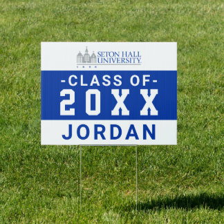 Seton Hall University 1856 Sign