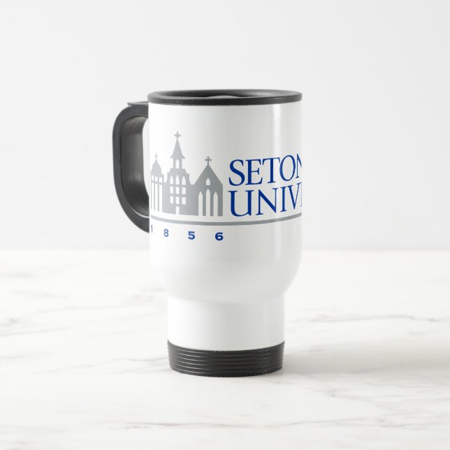 Seton Hall University 1856 Travel Mug (Front Left)