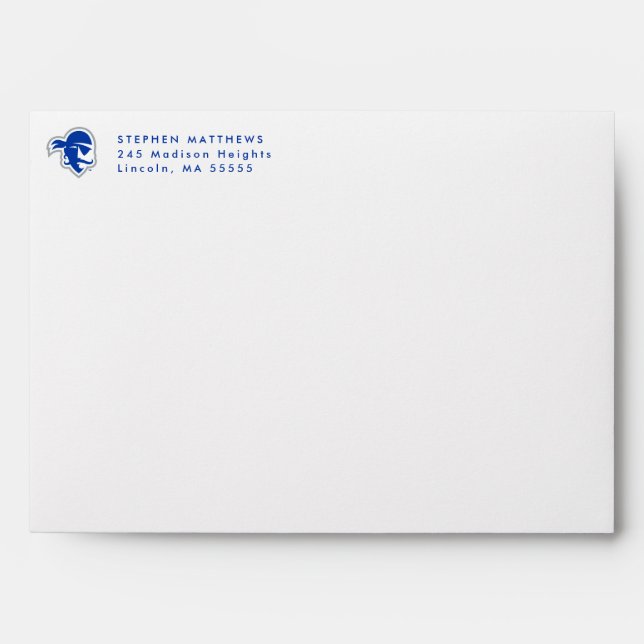 Seton Hall University Pirates Envelope (Front)