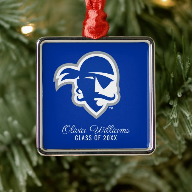 Seton Hall University Pirates | Graduation Metal Ornament (Tree)