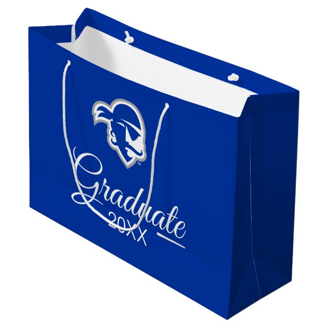 Seton Hall University Pirates Large Gift Bag (Front Angled)