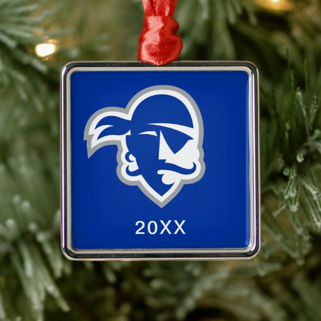 Seton Hall University Pirates Metal Ornament (Tree)