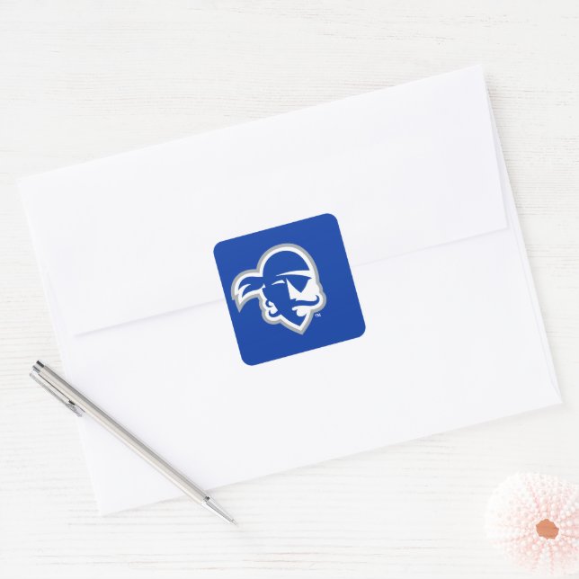 Seton Hall University Pirates Square Sticker (Envelope)