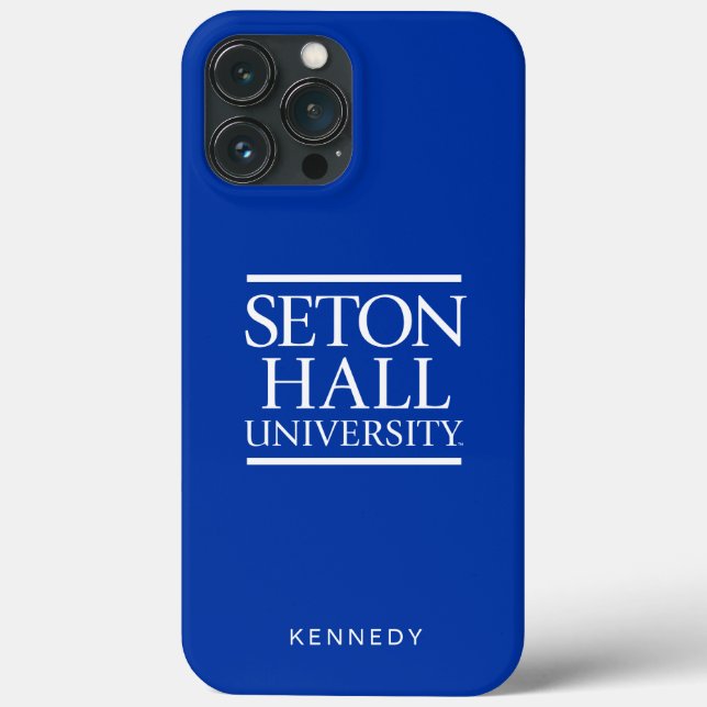 Seton Hall University Words | Add Your Name Case-Mate iPhone Case (Back)