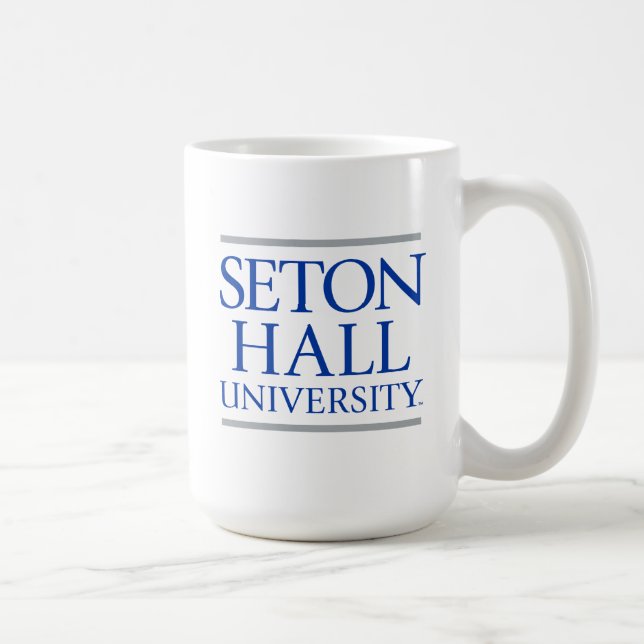 Seton Hall University Words Coffee Mug (Right)