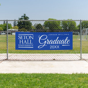 Seton Hall University Words Graduation Banner
