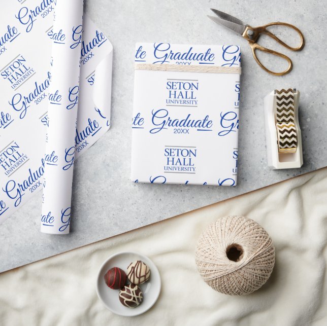 Seton Hall University Words | Graduation Wrapping Paper (Crafts)