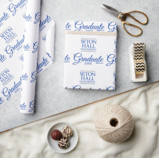 Seton Hall University Words | Graduation Wrapping Paper