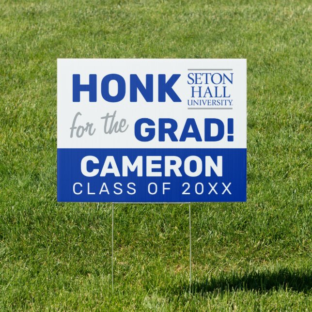 Seton Hall University Words Sign (Insitu)