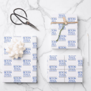 Seton Hall University Words Wrapping Paper Sheets