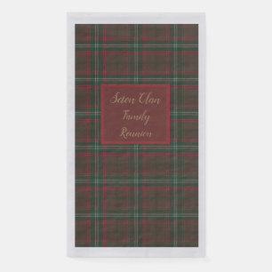Seton Scottish Clan Tartan Paper Guest Towels