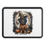Setter Dog Halloween Square Hitch Cover