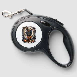Setter Dog Halloween Square Retractable Pet Leash