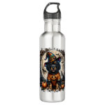 Setter Dog Halloween Square Stainless Steel Water Bottle
