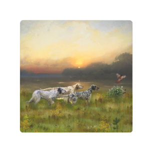 Setters Family Metal Print
