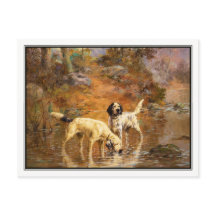 Setters in a Cooling Stream by Percival Rosseau