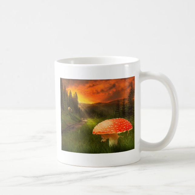 Setting Autumn Sun. Coffee Mug (Right)