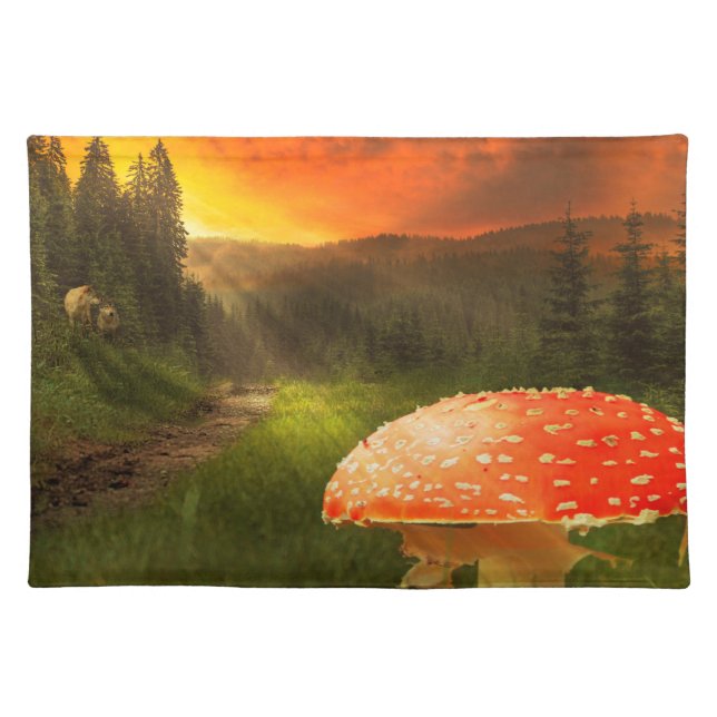 Setting Autumn Sun. Placemat (Front)